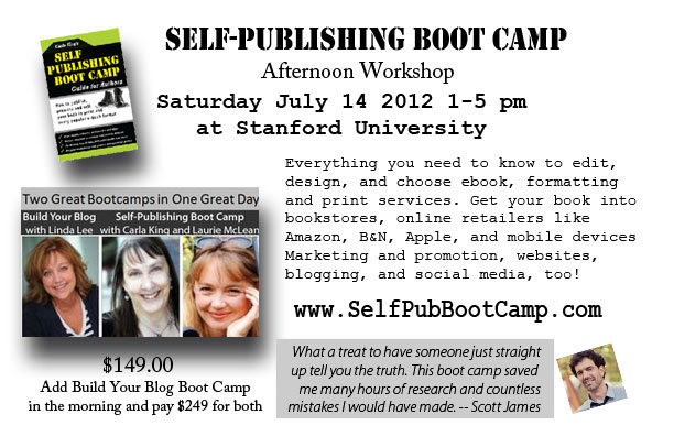 Self Publishing and WordPress Bootcamps Live